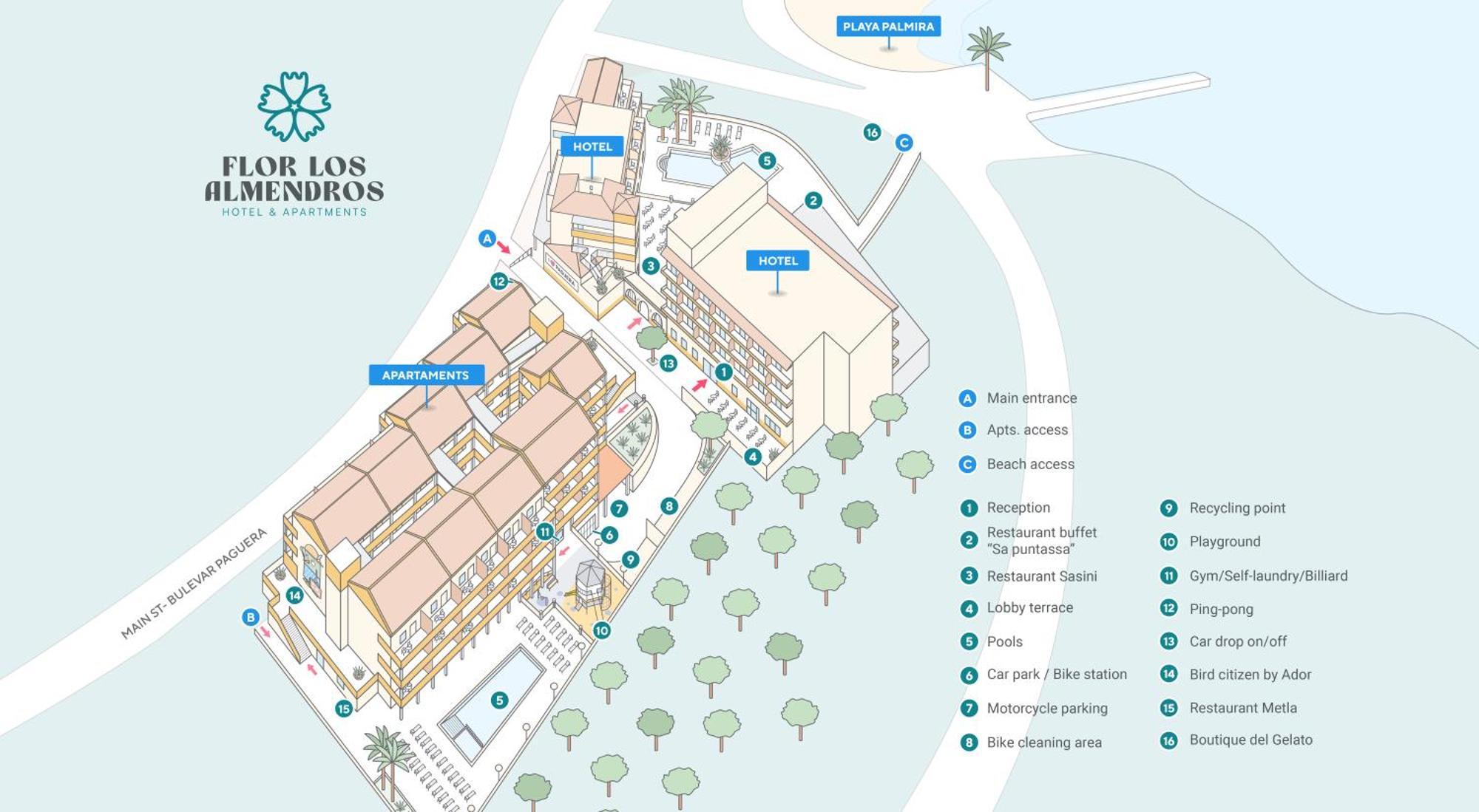 Flor Los Almendros Apartamentos Παγκουέρα Εξωτερικό φωτογραφία